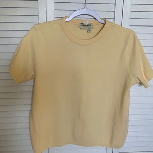 Vintage yellow Eddie Bauer shirt